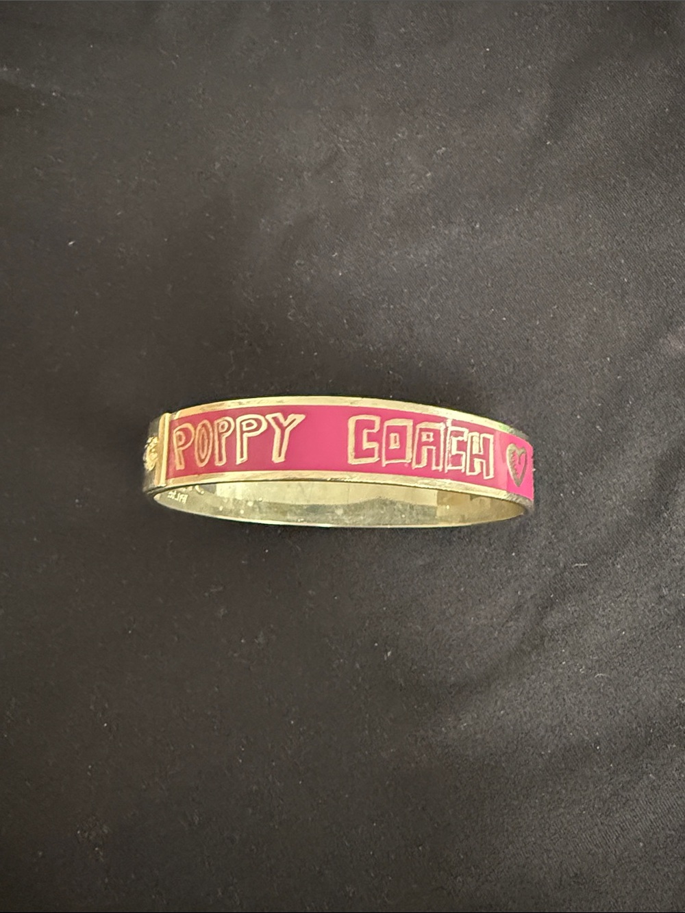 COACH Poppy Purple Bracelet
